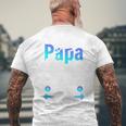 Stiefpapa Outfit Stiefvater Bonus Papa Spruch T-Shirt mit Rückendruck Geschenke für alte Männer