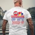 Stop Wondering And Get Ya Bread Up Hustle Grind Different Men's T-shirt Back Print Gifts for Old Men