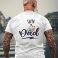 Super Dad Father's Day Mens Back Print T-shirt Gifts for Old Men