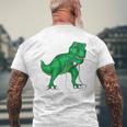 T-Rex Hates Jump Rope Cute Love Dinosaurs Gym Mens Back Print T-shirt Gifts for Old Men