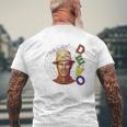 T-shirt imprimé au dos Hommage à Devo Are We Not Men? Design New Wave Cadeaux pour les vieillards