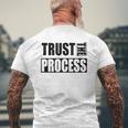 Trust The Process C604 Gym Workout Fitness Mens Back Print T-shirt Gifts for Old Men