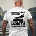 Turner Papa Geräteturnerater Bodenturner Dad Gymnastik T-Shirt mit Rückendruck Geschenke für alte Männer