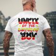 Uncle Of The Birthday Boy Mouse Family Matching Men's T-shirt Back Print Gifts for Old Men