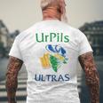 Urpils Ultras Stadion Bier Saarland T-Shirt mit Rückendruck Geschenke für alte Männer