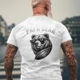 Vatertag Papa Bär Outfit Kapuzenjacke T-Shirt mit Rückendruck Geschenke für alte Männer