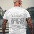 Vatertagsgeschenk Papa &Ater Atertag Spruch Kapuzenjacke T-Shirt mit Rückendruck Geschenke für alte Männer