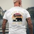 Vintage Papa Bear Und Sohn Auf Tour Wandern Campenatertag T-Shirt mit Rückendruck Geschenke für alte Männer