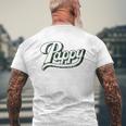 Vintage Pappy Father's Day For Grandpa From Grandkids Mens Back Print T-shirt Gifts for Old Men