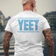 Vintage Retro Jey Uso Yeet Yeet Ww Quotes Men's T-shirt Back Print Gifts for Old Men