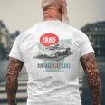 Vintage Slot Car Racing Men's T-shirt Back Print Gifts for Old Men