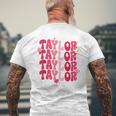 Vintage Taylor Personalized Name I Love Taylor Men's T-shirt Back Print Gifts for Old Men