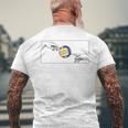 Volleyball Ball For Volleyballers For Beach Volleyball T-Shirt mit Rückendruck Geschenke für alte Männer
