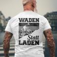 Waden Statt Laden Road Bike Cycling T-Shirt mit Rückendruck Geschenke für alte Männer