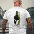Warrior Fitness Bodybuilding Helmet Mens Back Print T-shirt Gifts for Old Men