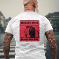 World's Best Guinea Pig Dad Mens Back Print T-shirt Gifts for Old Men