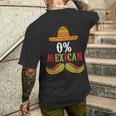 0 Mexican Cinco De Mayo Fiesta Sombrero Boys Men Men's T-shirt Back Print Gifts for Him