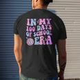 In My 100 Days Of School Era Retro Disco 100Th Day Of School Men's T-shirt Back Print Gifts for Him