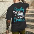 2024 Family Cruise Matching Group Men's T-shirt Back Print Gifts for Him