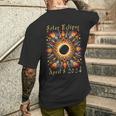 2024 Sun Totality April 8Th America Men's T-shirt Back Print Gifts for Him