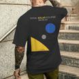 2024 Total Solar Eclipse April 8 Science Enthusiast Men's T-shirt Back Print Gifts for Him