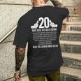 20Th Birthday Nager 20 Years Wie Geil Ist Das Denn T-Shirt mit Rückendruck Geschenke für Ihn