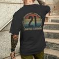 21 Year Old Limited Edition Vintage 21St Birthday Men's T-shirt Back Print Gifts for Him