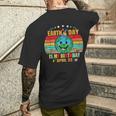 22 April Happy Earth Day It's My Birthday Earth Day Men's T-shirt Back Print Gifts for Him