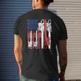 4Th Of July Arboris Men Tree Climber Dad Chainsaw Mens Back Print T-shirt Gifts for Him