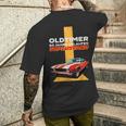 60 Geburtstag Mann Geschenk Papa Opa Oldtimer 60 Jahre T-Shirt mit Rückendruck Geschenke für Ihn