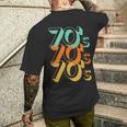 The 70S In Large Letters 70'S Lover Vintage Fashion Men's T-shirt Back Print Funny Gifts