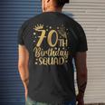70Th Birthday Squad 70 Years Old Birthday Party Group Women Men's T-shirt Back Print Gifts for Him
