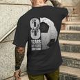 8 Year Old Soccer 8Th Birthday Player B-Day Party Men's T-shirt Back Print Gifts for Him