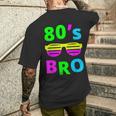 80'S Bro 80S Retro S T-Shirt mit Rückendruck Geschenke für Ihn