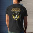 911 Dispatcher Dad Dispatching Daddy Father Father's Day Mens Back Print T-shirt Gifts for Him