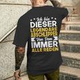 Abschleppdienst Ich Bin Dieser Legendäre Abschlepper T-Shirt mit Rückendruck Geschenke für Ihn