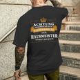 Achtung Seine Majestät Der Johnmeister T-Shirt mit Rückendruck Geschenke für Ihn
