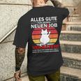 Alles Gute Für Dein Neue Job Zum Job Farewell S T-Shirt mit Rückendruck Geschenke für Ihn