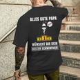 Alles Gute Papa Dein Beste Schwimmer -Ater Papa Father's Day S T-Shirt mit Rückendruck Geschenke für Ihn