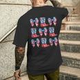 American Flag Boots And Bows 4Th Of July Cowgirl Western Men's T-shirt Back Print Gifts for Him