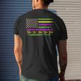 American Flag Mardi GrasMardi Gras Crawfish Outfit V2 Mens Back Print T-shirt Gifts for Him