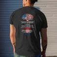 American Grown With Croatian Roots Mens Back Print T-shirt Gifts for Him
