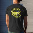 American Muscle Yellow Car Car Lover Mens Back Print T-shirt Gifts for Him