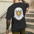 Angry Eagle T-Shirt mit Rückendruck Geschenke für Ihn