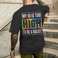 Anti RacismGutmensch Antiracism T-Shirt mit Rückendruck Geschenke für Ihn