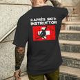 Apres Ski Instructor Esquís Para Fiestas Camiseta Hombre Estampado Espalda Regalos para él