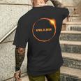 April Eclipse 2024 Total Solar Eclipse Astronomy Missouri Men's T-shirt Back Print Gifts for Him