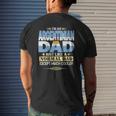 Argentinian Dad Father's Day Mens Back Print T-shirt Gifts for Him