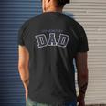 Arm Wrestling Dad Mens Back Print T-shirt Gifts for Him