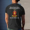 Army Field Artillery School Coa Fort Sill Oklahoma Print Mens Back Print T-shirt Gifts for Him